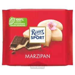 شکلات تلخ با فوندانت مارزیپان ریتر اسپورت 100 گرم Ritter SPORT