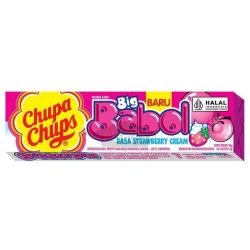 آدامس بیگ بابل با طعم توت فرنگی و کرم 20 گرم Big Babol