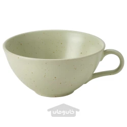 لیوان طرح نقطه/سبز روشن ایکیا 450 سی سی IKEA MOSSMAL