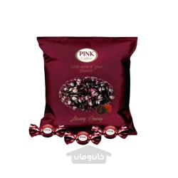 شکلات پذیرایی پینک با کرم فیلینگ ترافل قهوه 500 گرم PINK