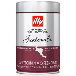 دانه قهوه ایلی مدل عربیکا سلکشن گواتمالا 250 گرم illy