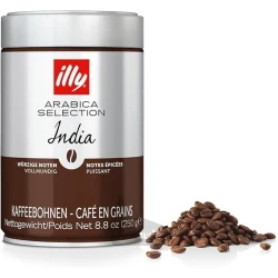 دانه قهوه ایلی مدل عربیکا سلکشن هند 250 گرم illy