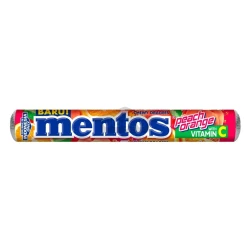 دراژه جویدنی منتوس با طعم هلو و پرتقال 29 گرم mentos