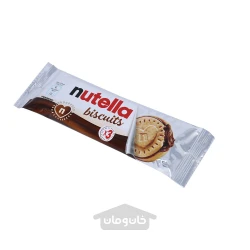 بیسکویت نوتلا ۳ عددی پرشده با کاکائو ۴۱.۴گرم nutella