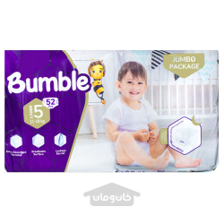 پوشک کودک بامبل سایز 5 جونیور 18 تا 11 کیلوگرم 52 عددی Bumble