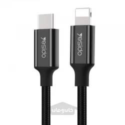 کابل تبدیل USB_C به لایتنینگ یسیدو مدل YESIDO CA30 به طول 1.2 متر