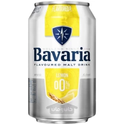 نوشیدنی مالت بدون الکل باواریا با طعم لیمو 330 میلی لیتر Bavaria