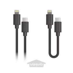 کابل USB-C to Lightning پاورولوژی POWEROLOGY PVC 2in1