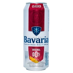 نوشیدنی مالت بدون الکل باواریا با طعم ساده 500 میلی لیتر Bavaria 