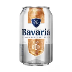 نوشیدنی مالت بدون الکل باواریا با طعم هلو 330 میلی لیتر Bavaria