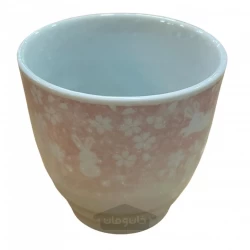 لیوان چای صورتی گل موییوساگی (ساخت ژاپن)