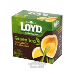 چای سبز با لیمو و لمون گرس لوید 30 گرم Loyd