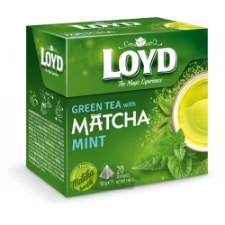 چای سبز با ماچا و نعنا لوید 30 گرم Loyd
