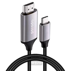 کابل تبدیل USB-C به HDMI 4K پورودو مدل porodo PD-4KCHd2-GY