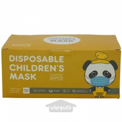 ماسک کودک سه لایه طرح دار یا 5 طرح مختلف 50 عددی Children's mask