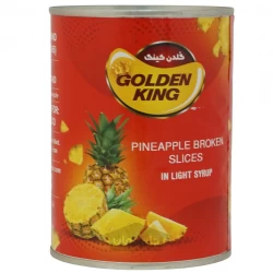 کمپوت آناناس تکه ای گلدن کینگ 565 گرم Golden king