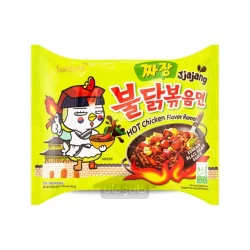 نودل کره ای سرخ شده مرغ تند رامن جاجانگ سامیانگ 140 گرم Samyang
