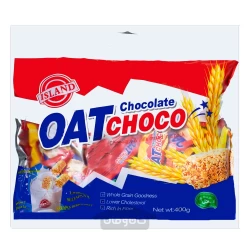 بیسکویت غلات میکس شیری و شکلاتی اوت چوکو آیلند 400 گرم OATchoco