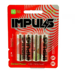 باتری قلمی AA R6 ایمپالس 1.5 وات IMPULS