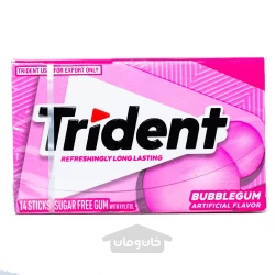 آدامس تریدنت بادکنکی بدون شکر 14 عددی Trident