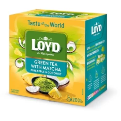 چای سبز لوید همراه با ماچا, آناناس و نارگیل 30 گرم LOYD