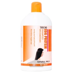 شامپو تانچو حاوی نرم کننده و پروتئین تخم مرغ مناسب برای موهای شکننده 500 میلی لیتر TANCHO
