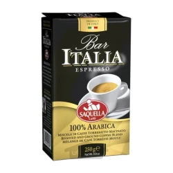 قهوه اسپرسو ایتالیا ساکوئلا 100% عربیکا 250 گرم SAQUELLA