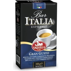 قهوه اسپرسو ایتالیا ساکوئلا گرن گوستو 250 گرم SAQUELLA