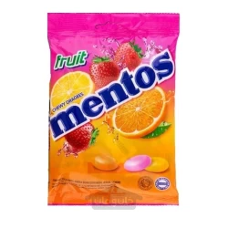 دراژه نرم منتوس با طعم های مختلف میوه 135 گرم mentos