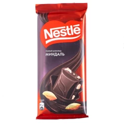 کاکائو تخته ای نستله با مغز بادام 82 گرم Nestle