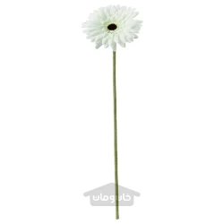 گل مصنوعی ژربرا سفید 50 سانتی متری ایکیا مدل IKEA SMYCKA