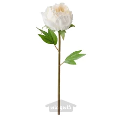 گل مصنوعی صد تومانی سفید 30 سانتی متری ایکیا مدل IKEA SMYCKA