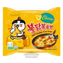 نودل کره ای مرغ تند رامن با پنیر بولداک سامیانگ 140 گرم SAMYANG
