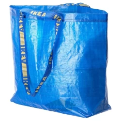 کیف قابل حمل متوسط آبی 36 لیتری ایکیا مدل IKEA FRAKTA