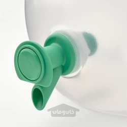 شیشه شیر دار شفاف سبز روشن 4 لیتری ایکیا مدل IKEA SOMMARFLOX