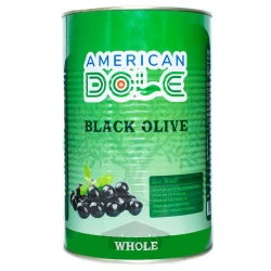 زیتون سیاه کامل ترکی آمریکن دال 4300 گرم AMERICAN DOLE
