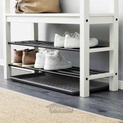 کفپوش جا کفشی برای فضای داخلی/خارجی خاکستری 71×35 سانتی متری ایکیا مدل IKEA BAGGMUCK