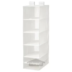 قفسه 6 طبقه سفید 35x45x125 سانتی متری ایکیا مدل IKEA SKUBB