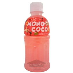 آبمیوه مونو کوکو با طعم توت فرنگی همراه با تیکه های نارگیل MONO COCO