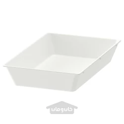 سینی وسایل آشپزی سفید 20×31 سانتی متری ایکیا مدل IKEA UPPDATERA