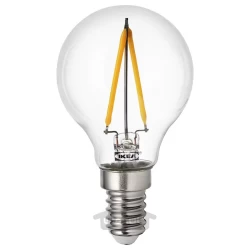 لامپ LED E14 100 لومن گوی شفاف ایکیا مدل IKEA RYET