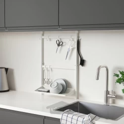 ست نظم دهنده آشپزخانه بدون دریل/آبچکان ظرف/قلاب ایکیا مدل IKEA SUNNERSTA