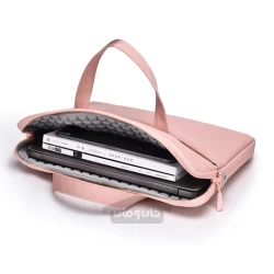 کیف دستی لپ تاپ رنگ صورتی سایز 15.6 اینچ مدل B721