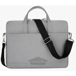 کیف دستی لپ تاپ رنگ خاکستری سایز 15.6 اینچ مدل B028