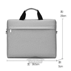 کیف دستی لپ تاپ رنگ خاکستری سایز 15.6 اینچ مدل B026