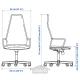 صندلی گیمینگ مشکی ایکیا مدل IKEA HUVUDSPELARE