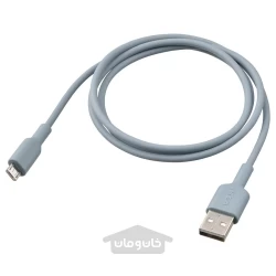 کابل USB-A به USB-micro آبی روشن 1 متر ایکیا مدل IKEA SITTBRUNN