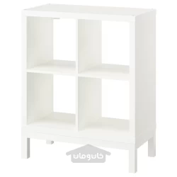 قفسه با پایه سفید ایکیا 77x94 سانتی متر مدل IKEA KALLAX