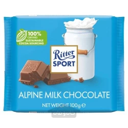 شکلات شیری آلپاین 100 گرم ریتر اسپورت Ritter SPORT