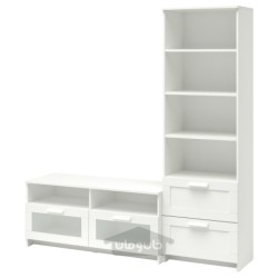ترکیب ذخیره سازی تلویزیون ایکیا مدل IKEA BRIMNES